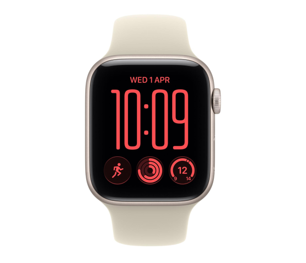 Apple Watch SE 3 40/Księżycowa Poświata Alu/Piaskowy Pasek S/M GPS - 1595824 - zdjęcie 2